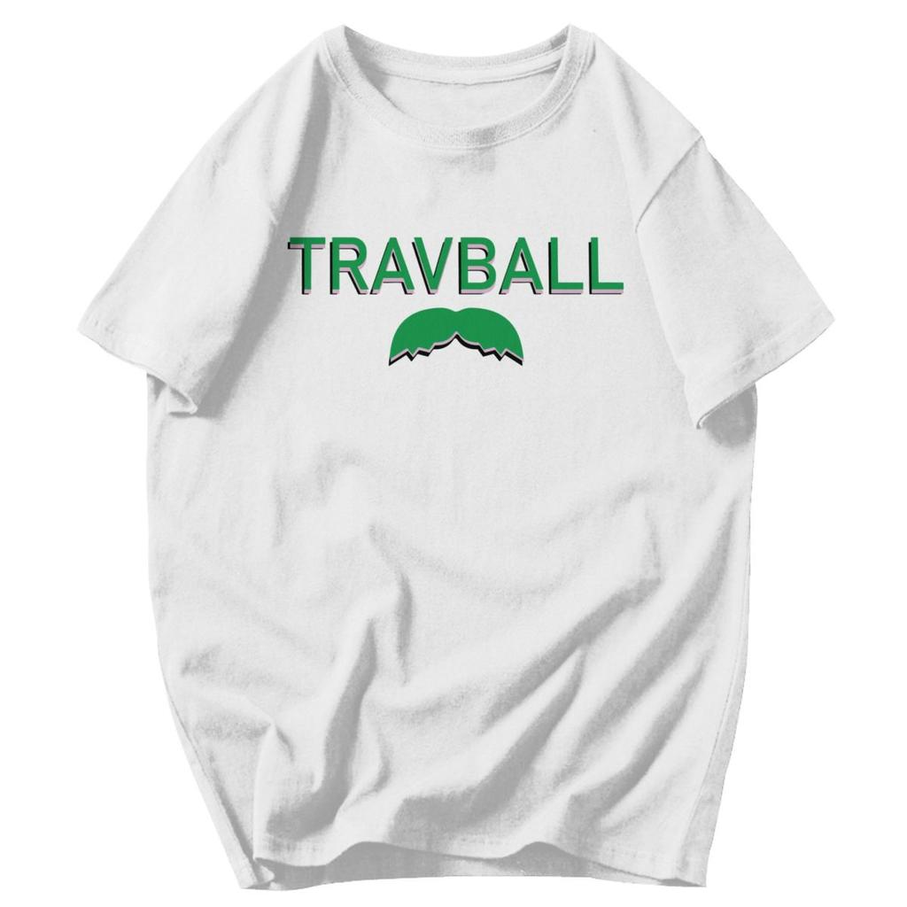 Men T Shirt Trendy Travball Travis Head Idea Y2K Graphic Tees Unisex Clothing T Shirts