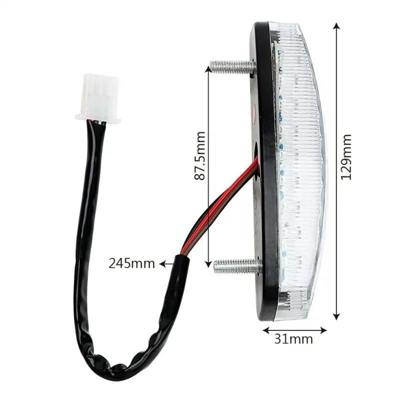 For 12V Lighting ATV Kart Popula Uiz For Moto Tail Brake Lights LED Rear Lights Cafe Racer Indicator Lamp Motorcycle Taillights