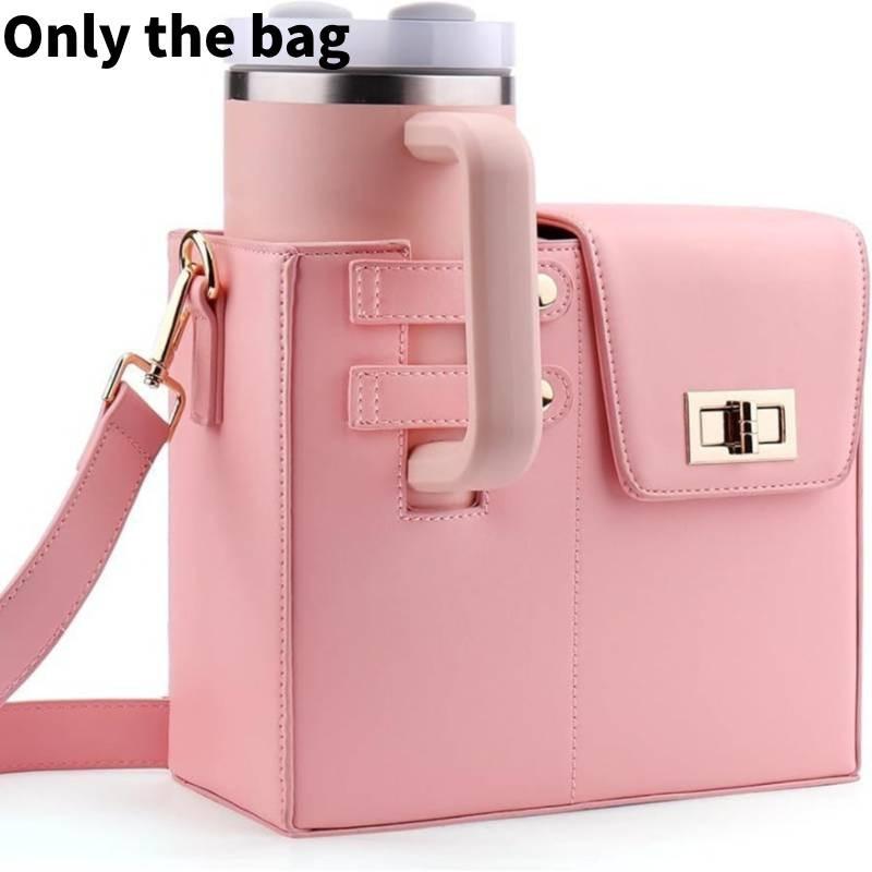 Crossbody přenosná venkovní taška na uložení kelímku na vodu s nastavitelným popruhem přes rameno