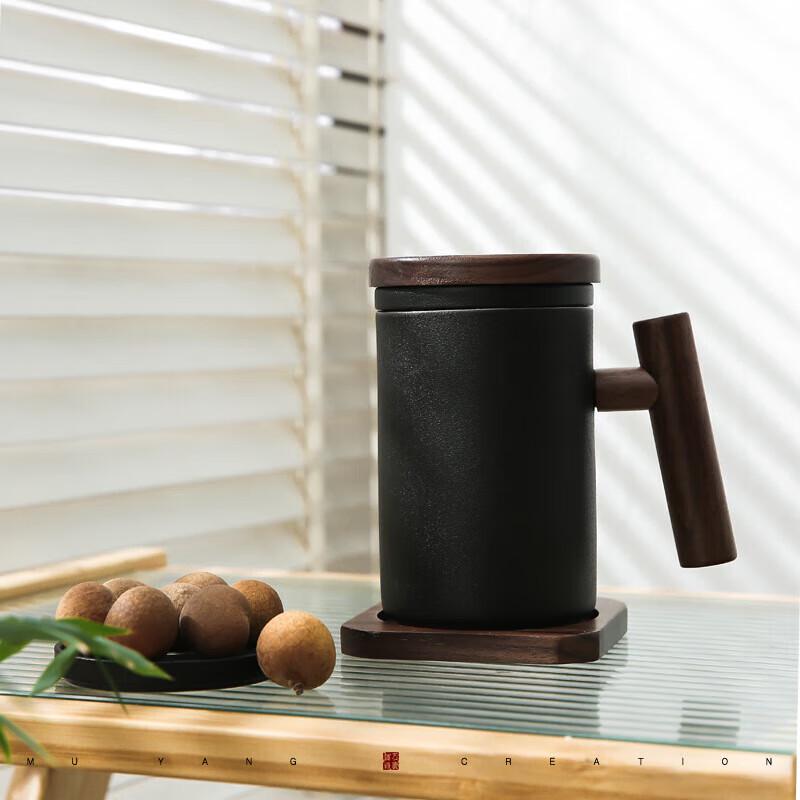 Chaxun Ceramic Tea Mug with Infuser & Lid