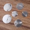 10pcs 20 25 30mm Silver Color Flat Brooch Base Round Blank Tray Settings Accessories for Jewelry Making Findings Wholesale DIY