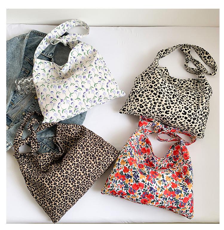 Leopard Print Tote Bag – Autumn/Winter Trendy, Casual, Large Capacity, Versatile Shoulder & Crossbody for Students and Commutes