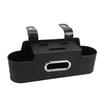 Car Back Seat Organizer with Cup Holder Tissue Dispenser Hooks Multifunctional Seat Back Storage Box for SUV Truck Sedan
