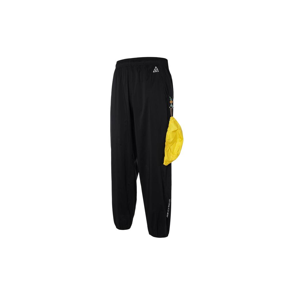 Nike ACG Storm-FIT Solid Casual Joggers With Banana Pocket Men Bottoms Black FQ3065-010
