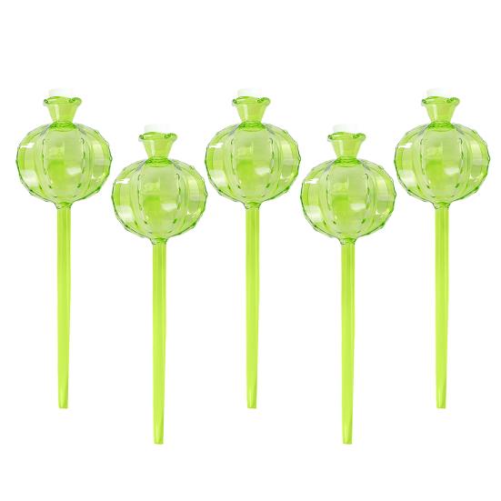 Cactus Self Watering Bulbs Planter Insert Automatic Plant Watering Globes Cactus Shape Plant Watering Devices for Houseplants Outdoor Potted Plants