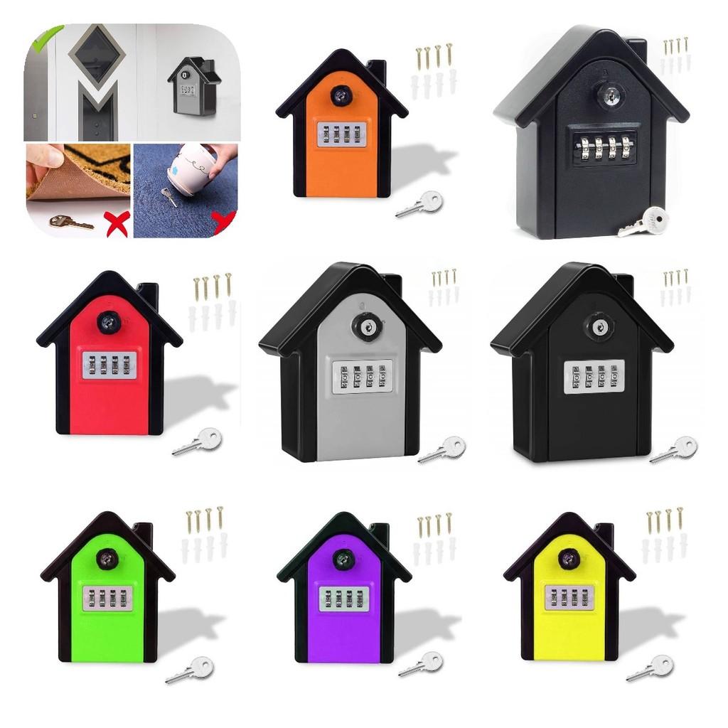 Box Key Lock Extra Safe Outdoor Large Capacity Wall Mounted 4 Combination Digit