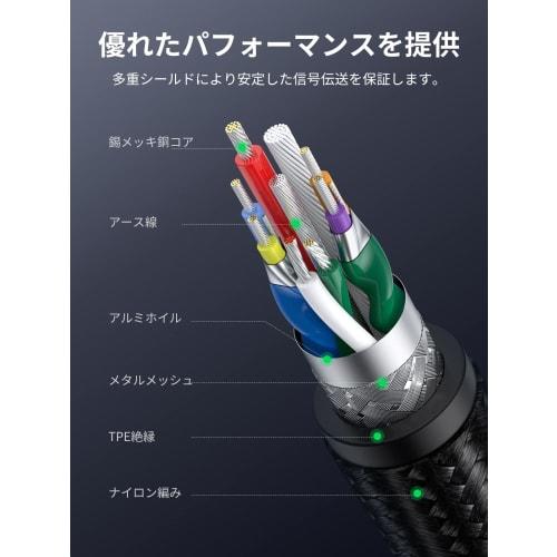 UGREEN USB3.0 Cable Microb Type A Male to Micro Type B Male USB3.0 Micro Cable Highly Durable Nylon Braid Compatible with External HDD SSD Drive Galax