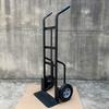 250kg Capacity Heavy Duty Steel Hand Truck Industrial Storage Trolley Cart With 10 Inch Rubber Wheels Movable Tool