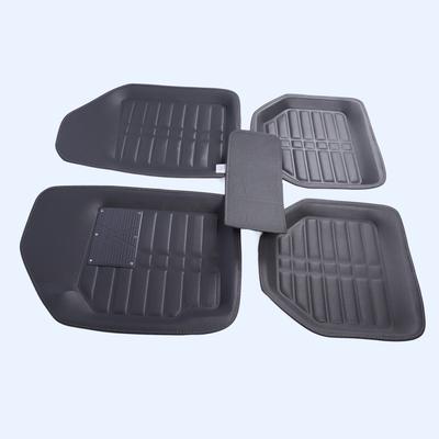Universal Car Floor Mat Indentation Full Surround Car Floor Mat Rainproof Wear Proof Leather Car Floor Pad