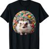 Floral Aesthetic Hedgehog Lover Shirt Hedgehog T-Shirt