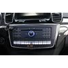 Car Console 2016- Volume Switch Button Cover Blue Aluminum For Benz GLS GLE