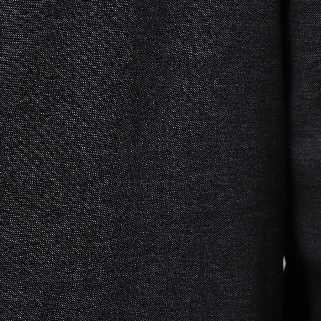 Comme Ca Ism Stretch Collarless Size Suitable for Denim-Like Jacket, Black, M, 47-25JM12-205, Co-ordination