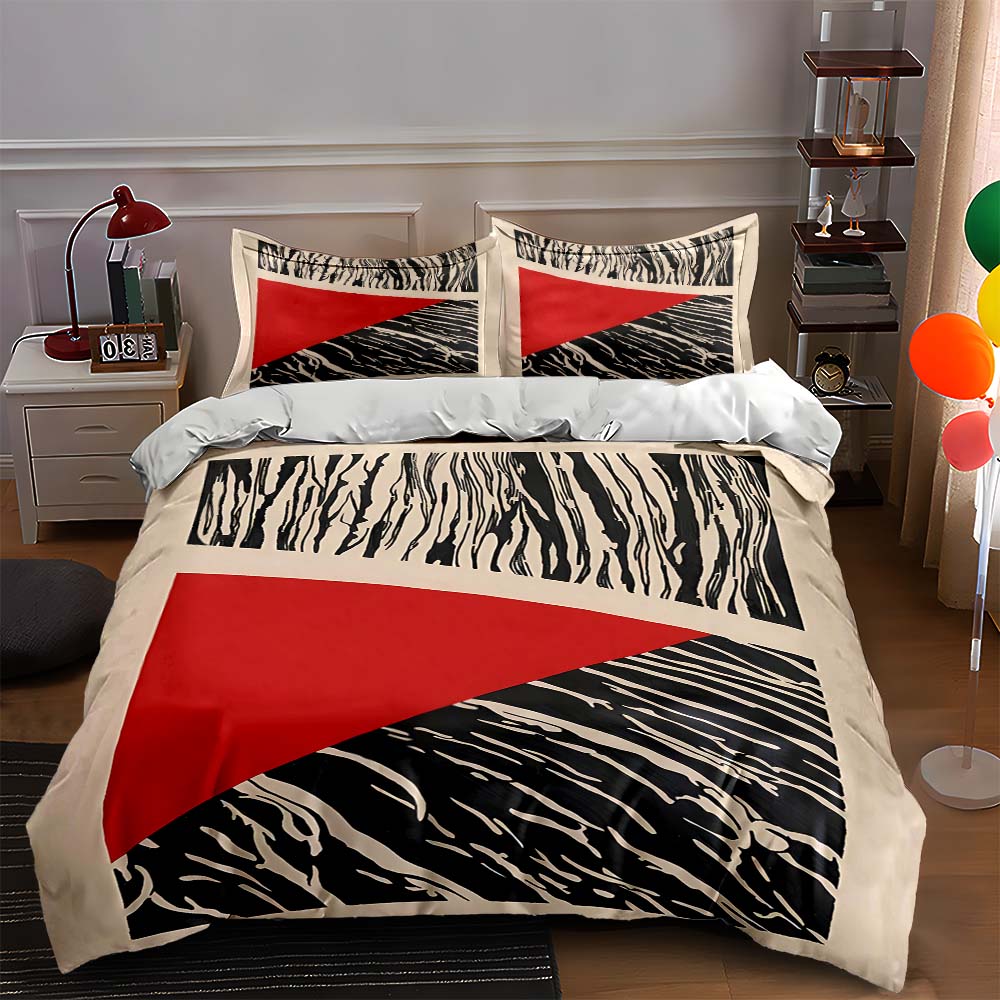 

Abstract zebra stripes. Bedding Duvet cover sets Duvet covers Pillowcases gifts (1 * Duvet Cover 2 * Pillowcases, without duvet insert) 135x200cm