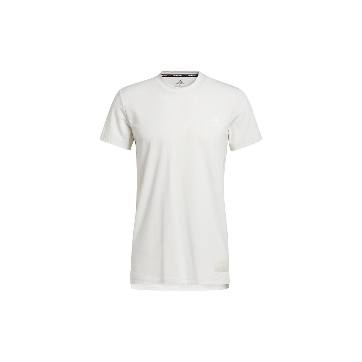 adidas Stu Tech Tee Casual Sports Running Short Sleeve White Men s GL0446 S