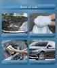 Crystal Car Wax: High-Foam Water Wax for White & Black Cars, Powerful Stain Remover, Damage-Free Shine