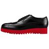 BROGUE Soft And Comfortable Casual Leather Shoes Women's Black 1182A603-001