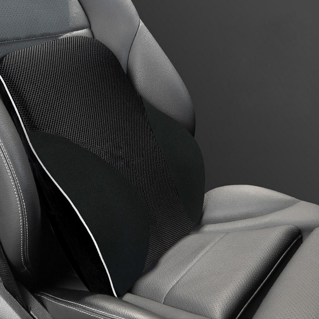Foldable Slow Rebound Ergonomic Memory Foam Lumbar Pillow Back Support Cushion Waist Pillow for Cars Office Chair