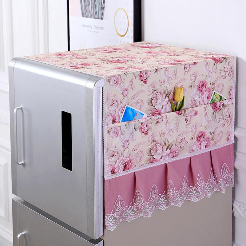 

1 шт. Тканевый чехол для духовки Общий пылезащитный чехол для холодильника Домашняя организация Чехол для стиральной машины Полотенце Современная простота Ткань 55*130cm