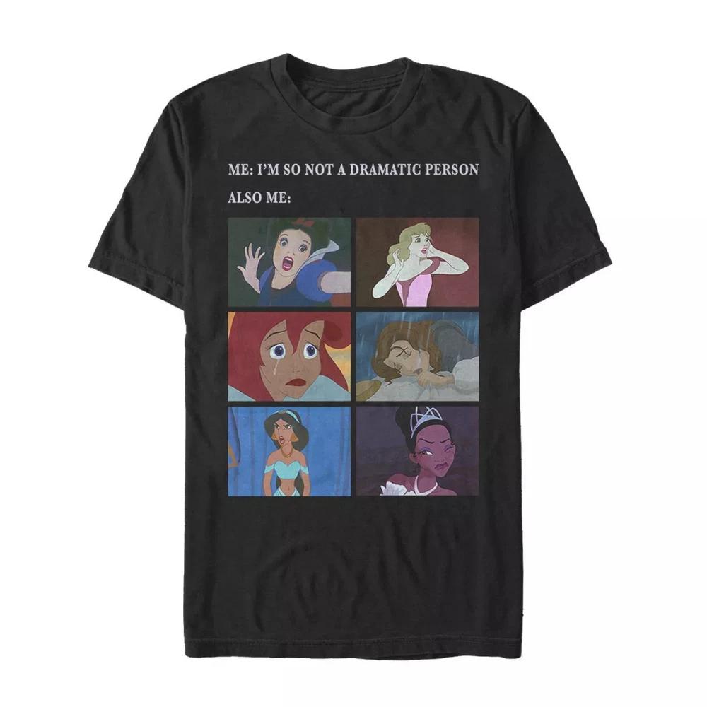 Happy Princesses Dramatic Person Squares TShirt S