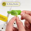 1-100pcs Reusable Waterproof Cable Labels Color-Coded Organizer Straps Data Charger Cords Management Home Office Travel