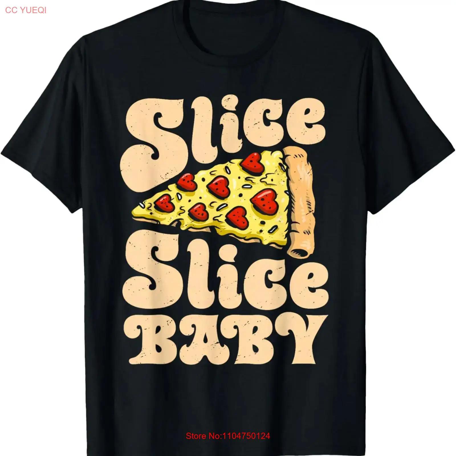 

Pizza Slice Baby Funny Women Italian Food Lovers Retro T Shirt for Da vintage Washed streetwear Top For Everyday Wear S разноцветный