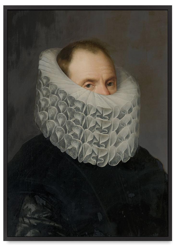 Poster Portrait White Lace