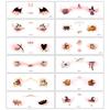 12pcs Waterproof Halloween Face Tattoo Portable Halloween Bat Face Stickers  Enhance Atmosphere