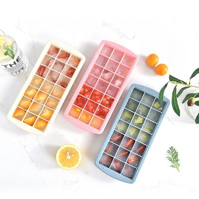 Large Square Ice Cube Mold Japanese Ice Cube Silicone Ice Mold with Lid Dust 21 Ice Mold
