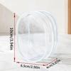 Portable Mini Clear Zipper Storage Bag - Space-Saving Organizer for Earphones & Chargers, Versatile with Handy Keychain Loop