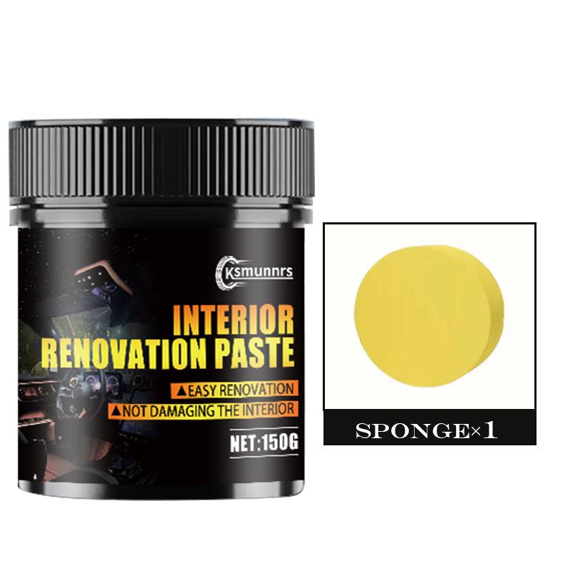

Multi-purpose car restoration kit: plastic parts refurbishment, interior polish wax, tire protector, black car yellowing
