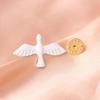 Individualized Brooches Accessory Stylish Peace Doves Shaped Lapel Pin Ornament