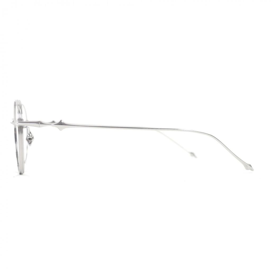 Excellent GENTLE MONSTER Glasses BOLD Boston Frame Silver Titanium mens Used