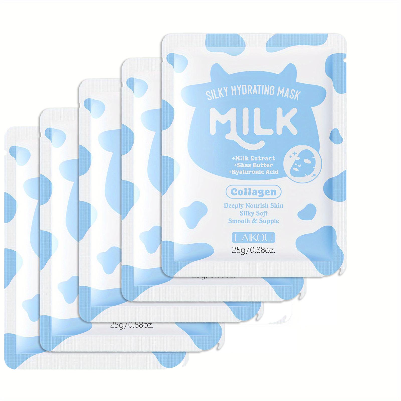 

Молочная маска с высоким содержанием витамина D. Глубоко увлажняющая лечебная маска. Подходит для всех типов кожи. 5PC