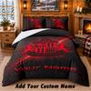 Sunderland FC Pattern Bedding 3Pcs Set Custom Name, Bed Sheet And Pillowcases For Home Bedroom