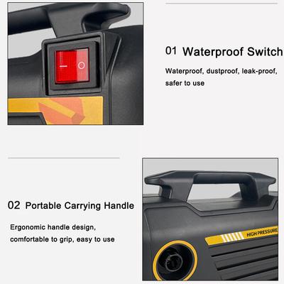 Household High Pressure Car Washer Portable Vehicle Cleaning Machine Automobile Foam Washing Tool with Complete Accessories