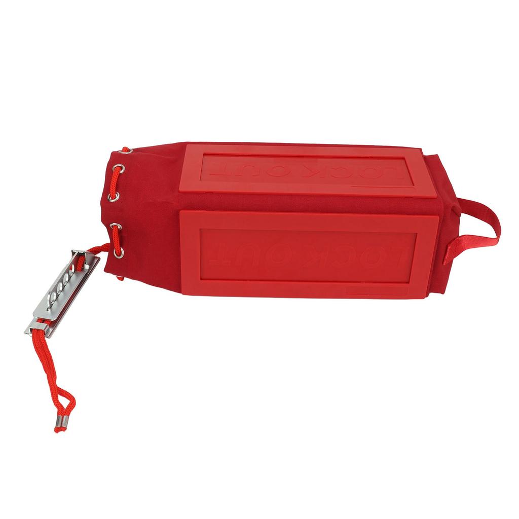 BD D75 Pendant Control Safety Cover Foldable Lockout Tagout Oversized Plug Hoist Control Cover Tear Resistant Lockout