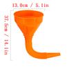 Universal Car Motorcycle Foldable Portable Funnels Auto Motorcycle Refueling Accessories Refueling Gasoline Engine Oil Funnel
