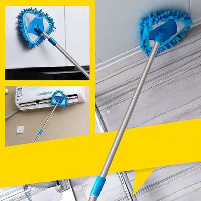Trójkątny Mop Teleskopowy do Czyszczenia Ścian Sufit Klimatyzator Usuwanie Kurzu Mini Mop Mały Mop do Czyszczenia Ścian Domowe Narzędzie do Czyszczenia Podłóg