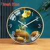 Elegant Multifunctional Clock: Desk, Wall, Table, or Floor Use – Light Luxury Ornament with Simple Pendulum