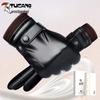Woodpecker Men's Winter Sheepskin Touchscreen Gloves
