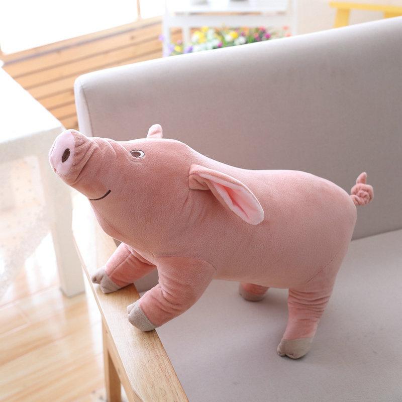 25-60cm Giant Size Cute Pig Plush Toy Stuffed Soft Animal Simulation Pig Doll Gift Toy Gift