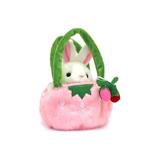 

Stuffed toy going out series strawberry rabbit white B0049