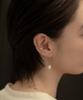 Novice Tokyo Cross Line Ear Cuff / Gold