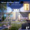 Lumini solare de exterior cu 300 LED-uri LED Solor cu senzor de mișcare Lampă de perete Solor impermeabilă, reglabilă pentru decorarea grădinii