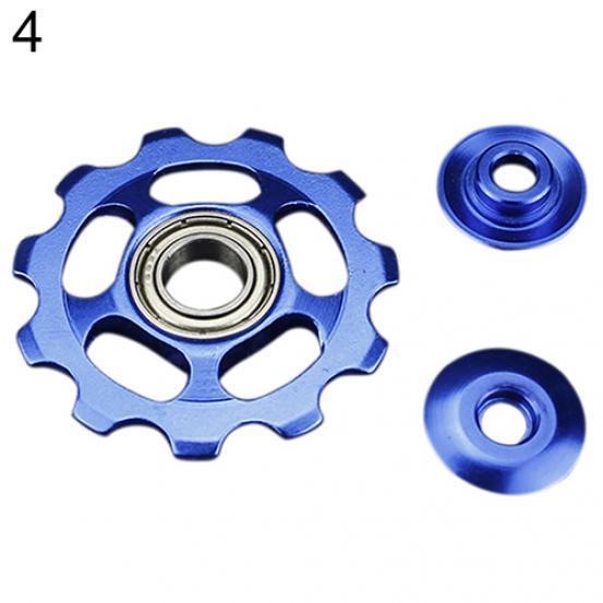 Alliage Aluminium Design Creux Roulement Céramique Aluminium Roue De Dérailleur Arrière Vélo 11T Poulie Guide VTT Couleur Verte