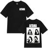 Singer Aitana Fashion Vintage Print T-shirt Men Women Harajuku Cotton Short Sleeves Tshirt Cotton Loos Casual Oversized T-shirt