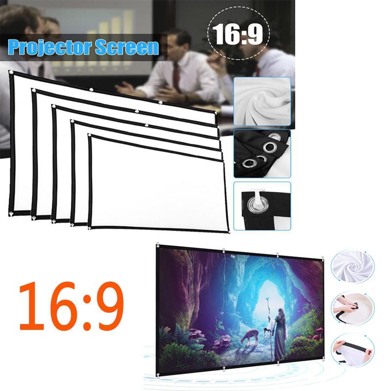 Premium Portable Foldable Projector Screen With Versatile 169 Aspect Ratio Design