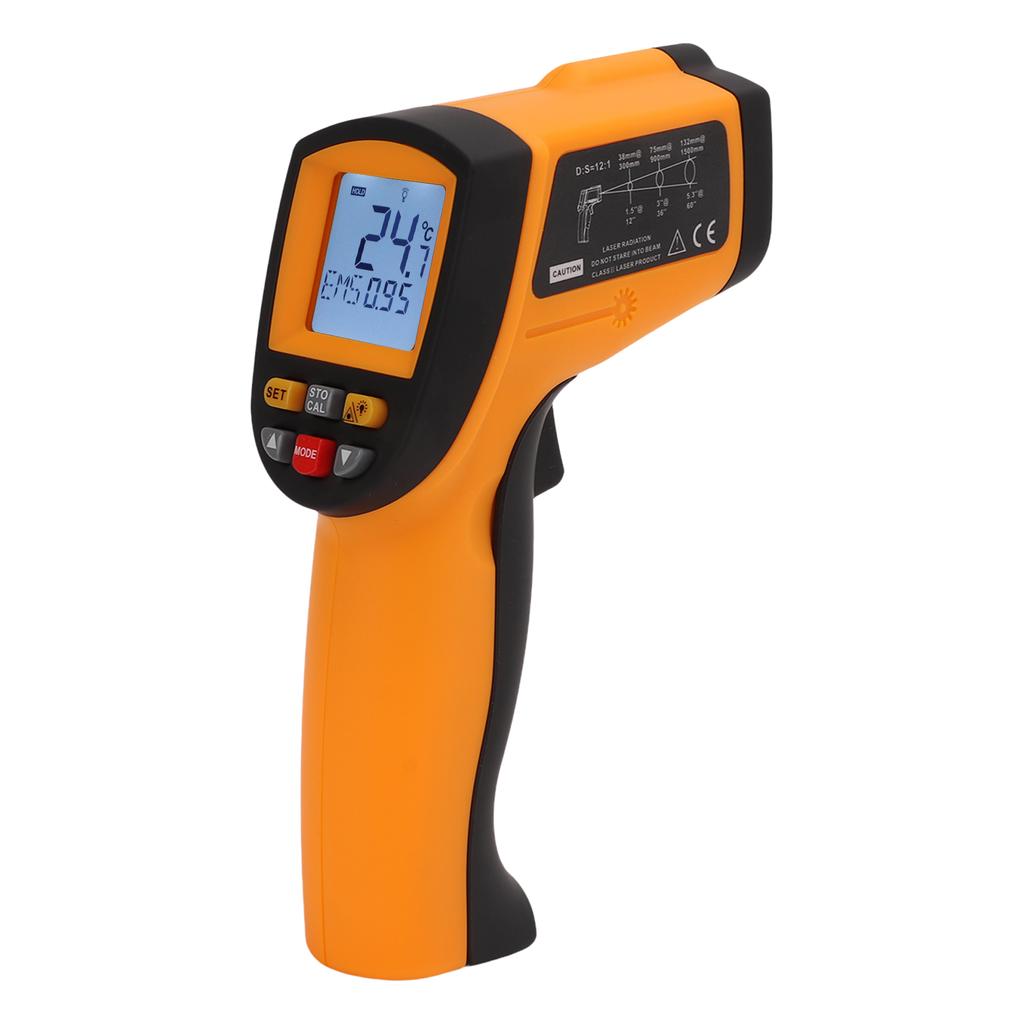 XRCLIF?900 Infrared Thermometer Handheld Non Contact Temperature Measurement Tool for Industry
