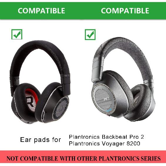 Backbeat Pro II - EarPads Replacement Ear Cushion Ear Pads Compatible with Plantronics Voyager 8200 UC, Backbeat Pro2 Headphone, Softer
