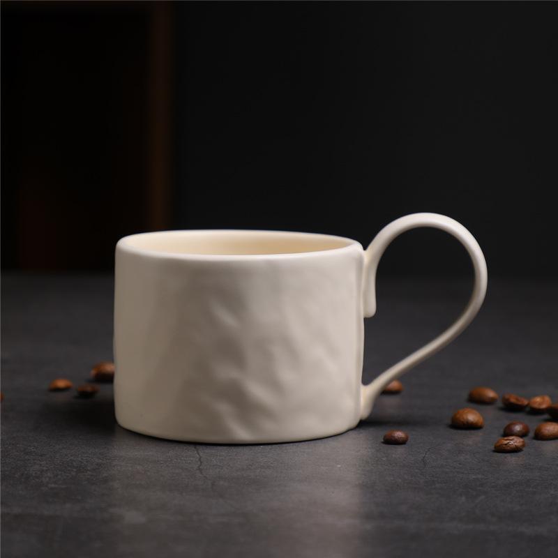 Ceramic Breakfast Cup High Value Couple Water Cup Coarse Pottery Coffee Cup Retro Mug Nordic Creative Cup